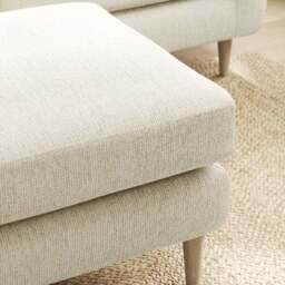 Sven Chunky Chenille Footstool - thumbnail 5