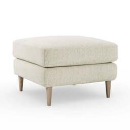 Sven Chunky Chenille Footstool - thumbnail 6