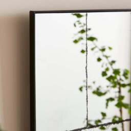 Distressed Window Rectangle Wall Mirror - thumbnail 2