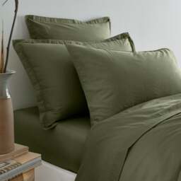 Soft Washed Recycled Cotton Flat Sheet - thumbnail 1