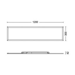 Philips Cool White Panel Integrated LED Flush Ceiling Light - thumbnail 3
