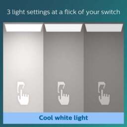 Philips Cool White Panel Integrated LED Flush Ceiling Light - thumbnail 4
