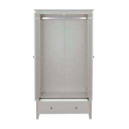 Lynton Double 1 Drawer Wardrobe - thumbnail 3