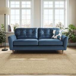 Sven Opulent Velvet 4 Seater Sofa - thumbnail 1