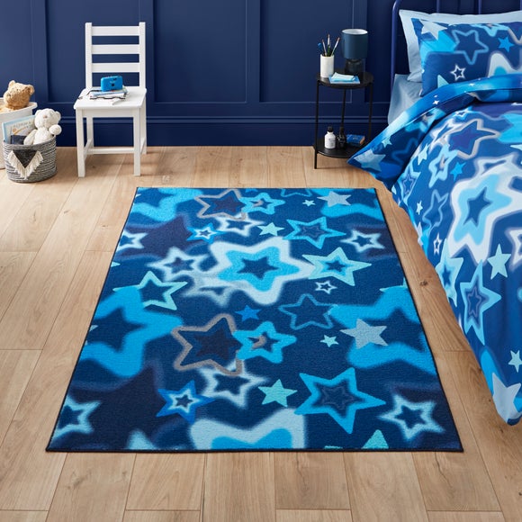 Catherine Lansfield Kids Ombre Stars Rug - image 1