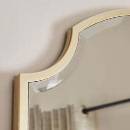 Safi Arched Bevelled Edge XL Full Length Wall Mirror - thumbnail 2