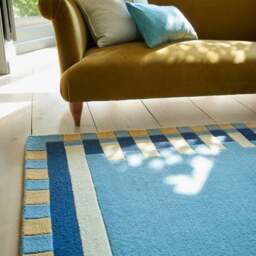 Kai Wool Border Rug - thumbnail 6