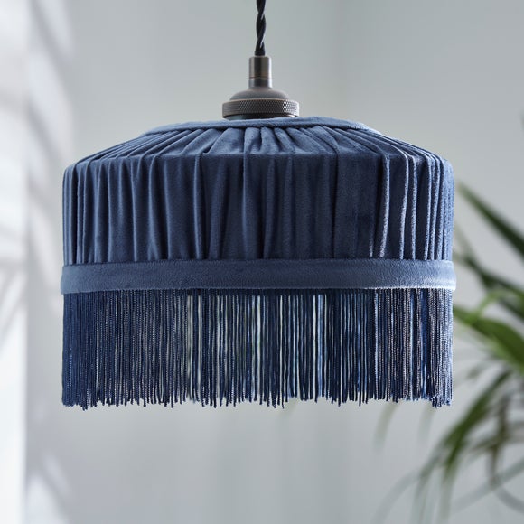 Alessia Velvet Pleated Lamp Shade - image 1