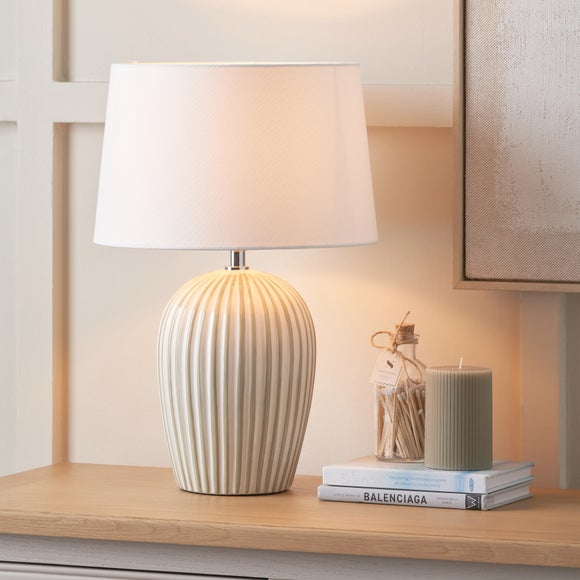 Pacific Lifestyle Cannes Striped Table Lamp - image 1