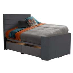 Sweet Dreams Opulence Horizontal Pleated Side Lift Ottoman TV Bed - thumbnail 3