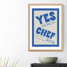 East End Prints Yes Chef by Don't Grow Up Print - thumbnail 1
