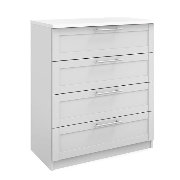 Sudbury Framed 4 Drawer Chest, White