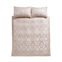 Catherine Lansfield Damask Jacquard Duvet Cover and Pillowcase Set - thumbnail 4