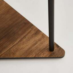 Fulton Corner Shelved Floor Lamp Rustic Pine - thumbnail 3