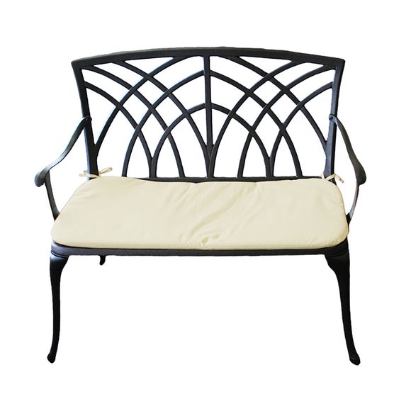Cast Aluminium 2 Seater Bench - image 1