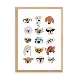 East End Prints Dogs in Glasses Print - thumbnail 2