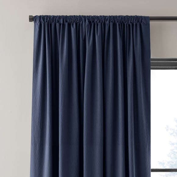 Newston Waffle 100% Cotton Slot Top Curtains - image 1