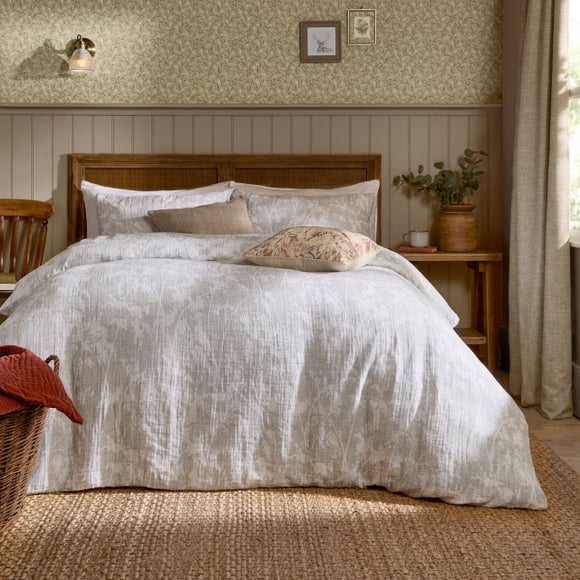 Voyage Braeflower 100% Cotton Muslin Duvet Cover & Pillowcase Set - image 1