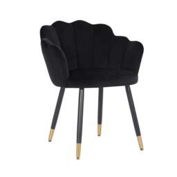 Vivian Velvet Dining Chair - thumbnail 1