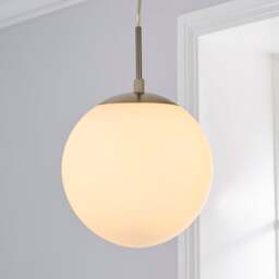Hamptworth Dome Frosted Glass Pendant Light - thumbnail 1