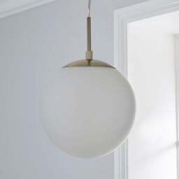 Hamptworth Dome Frosted Glass Pendant Light - thumbnail 2