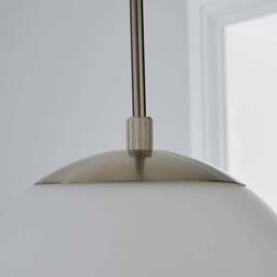 Hamptworth Dome Frosted Glass Pendant Light - thumbnail 3