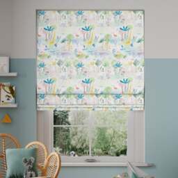Little Adventurers Zoo Made to Measure Roman Blind - thumbnail 1