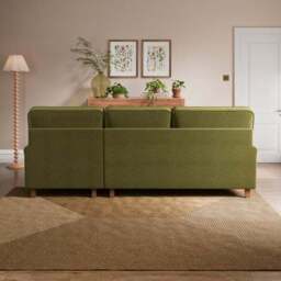 Beatrice II Velvet Corner Chaise Sofa - thumbnail 2
