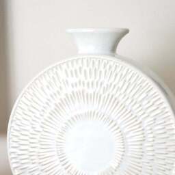 Zen Round Stoneware Vase - thumbnail 2
