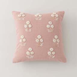 French Knot Floral Cushion Cover - thumbnail 3