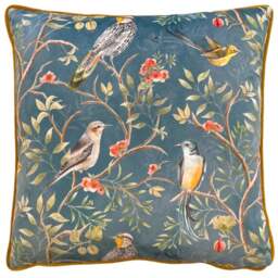 Orient Chinoiserie Birds Cushion - thumbnail 1