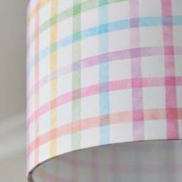Rainbow Gingham Easy Fit Lamp Shade - thumbnail 3