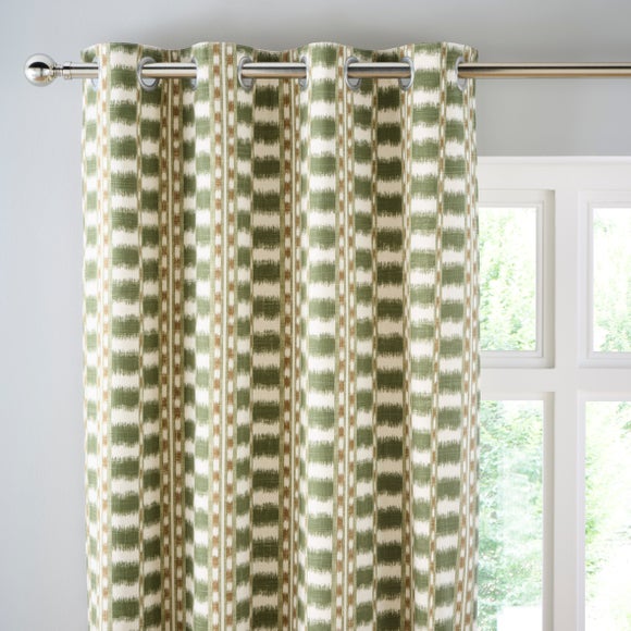 Avis Stripe Eyelet Curtains - image 1