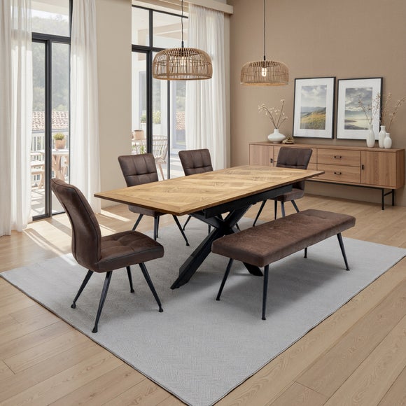 Payton Rectangular 4-6 Seater Extendable Dining Table - image 1