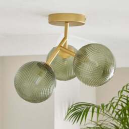 Cohen 3 Light Semi Flush Ceiling Light - thumbnail 2