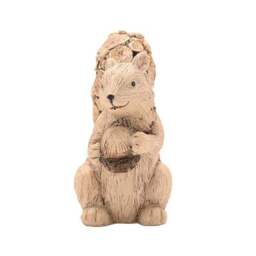 Country Living Wood Effect Squirrel Ornament - thumbnail 4