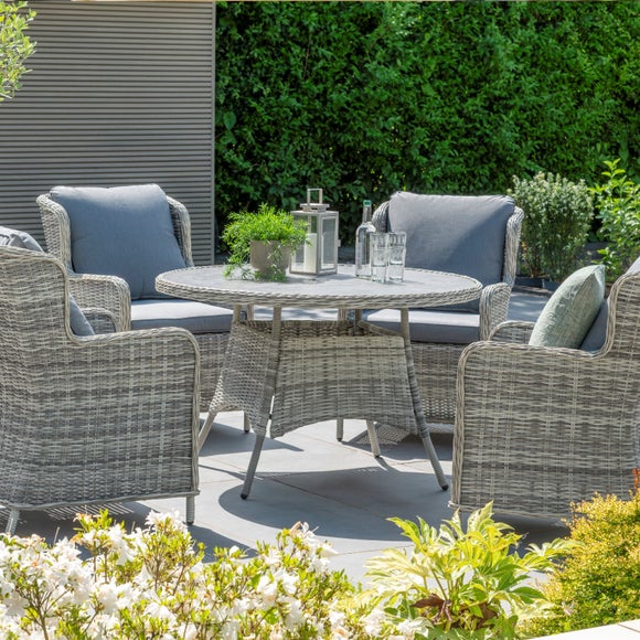 Norfolk Leisure Vienna 4 Seater Outdoor Dining Set - image 1