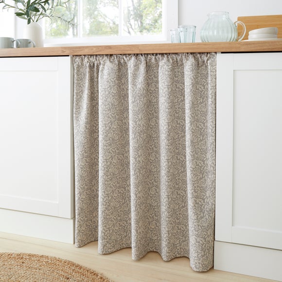 Chartwell Patterned Slot Top Unlined Undercounter Curtain - image 1