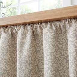 Chartwell Patterned Slot Top Unlined Undercounter Curtain - thumbnail 2
