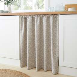 Chartwell Patterned Slot Top Unlined Undercounter Curtain