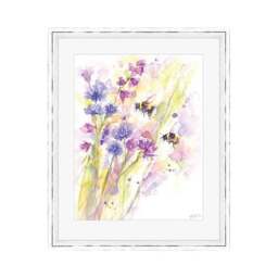 The Art Group Bees & Wildflowers Framed Print - thumbnail 2