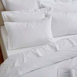 Dorma Crisp & Fresh 400 Thread Count Egyptian Cotton Percale Standard Pillowcase - thumbnail 1
