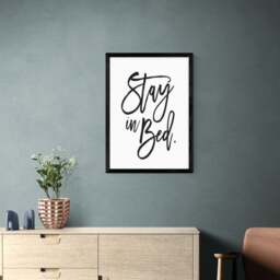 East End Prints Stay In Bed Print - thumbnail 1