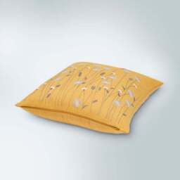 Scandi Floral Ochre Cushion Cover - thumbnail 3