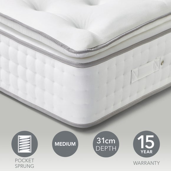 Hotel 3000 Pocket Memory Foam Pillow Top Hybrid Mattress - image 1