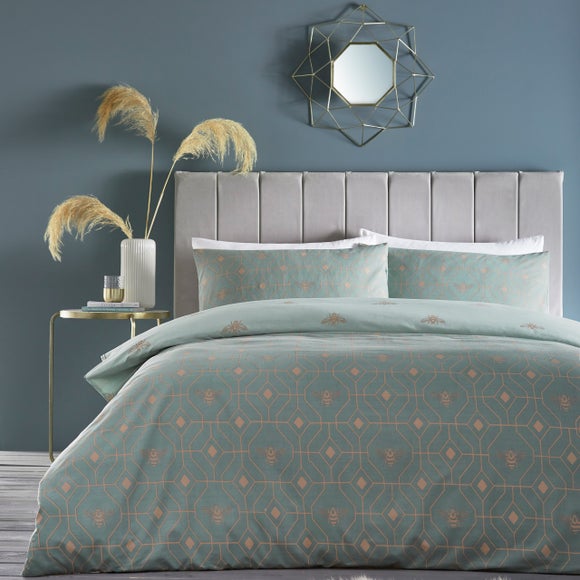 Furn. Bee Deco Duvet Cover and Pillowcase Set - image 1