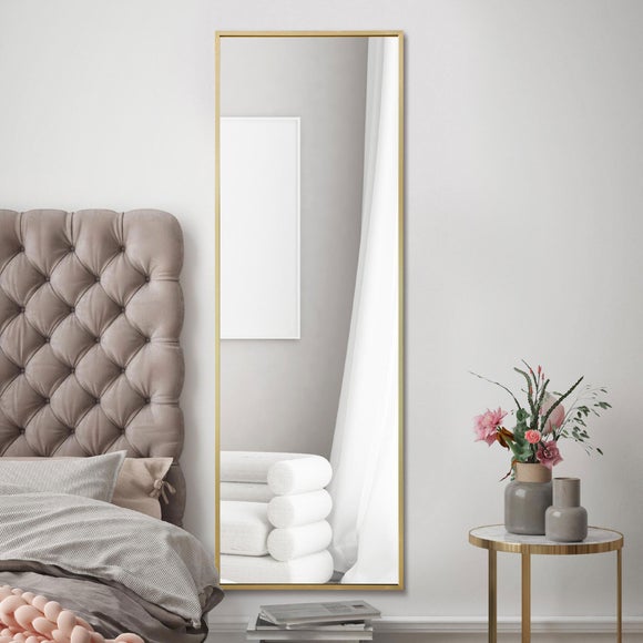 Artus Aluminium Edged Full Length Wall Mirror - image 1