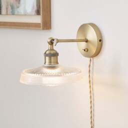 Churchgate Shilton Adjustable Plug In Wall Light - thumbnail 1