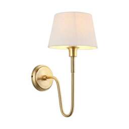 Vogue Roa Art Deco Wall Light with Ivory Circo Lamp Shade - thumbnail 5