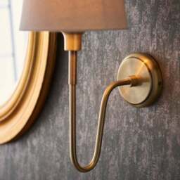 Vogue Roa Art Deco Wall Light with Ivory Circo Lamp Shade - thumbnail 3